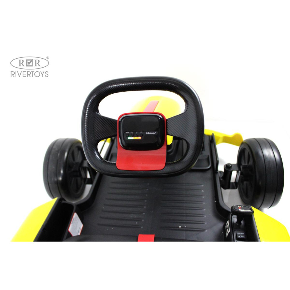 Детский электромобиль дрифт-карт H008HH желтый