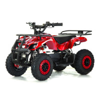 Детский мощный квадроцикл ANRI красный спайдер, скорость до 20 км/ч