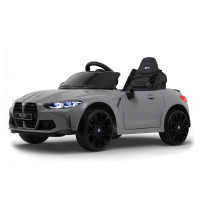 Детский электромобиль BMW M4 (A004AA) серый (RiverToys)