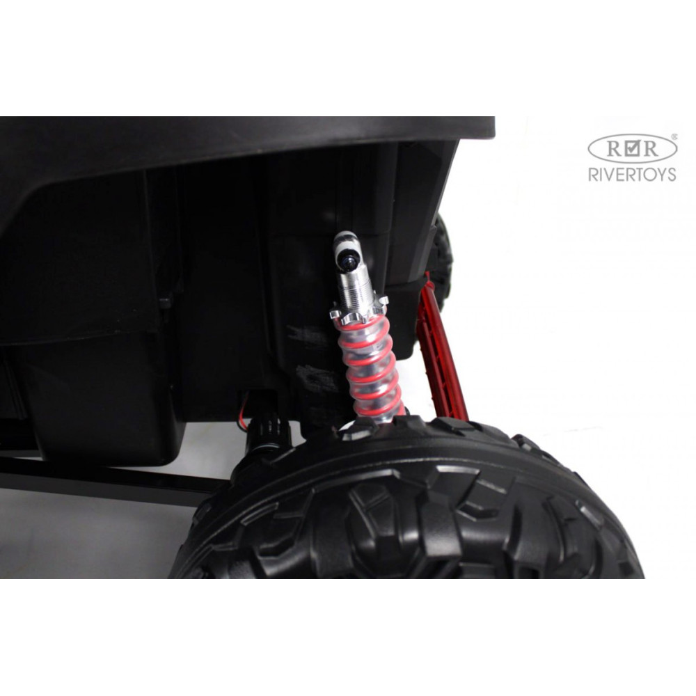 Детский электромобиль багги P777BP синий глянец (RiverToys)