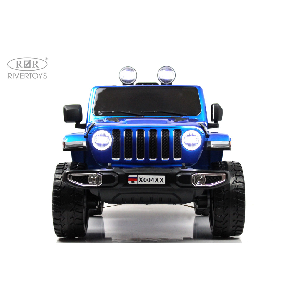 Электромобиль Jeep Rubicon X004XX синий глянец