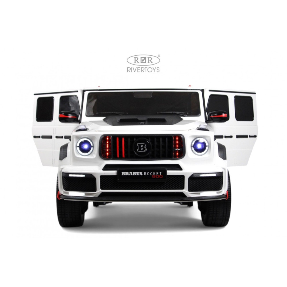 Детский автомобиль Mercedes-Benz Brabus Z888ZZ белый