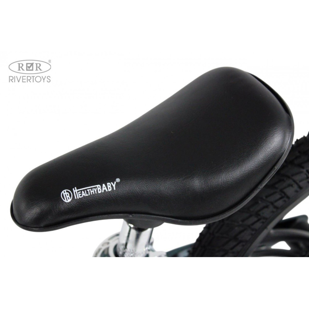 Беговел HB-555-14 темно-зеленый, детский