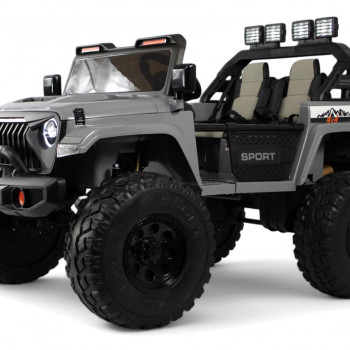 Детский электромобиль Jeep A222AA серый