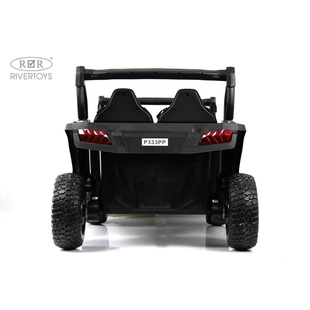 Детский электромобиль P333PP (Buggy) серый камуфляж