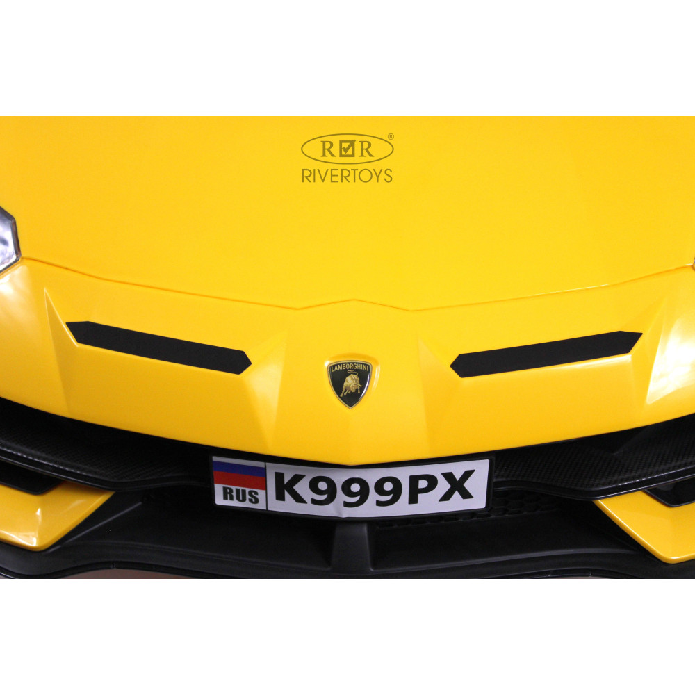 Детская машина Lamborghini Aventador K999PX желтый