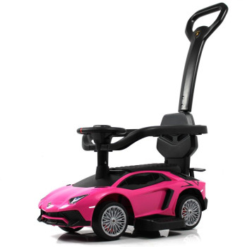 Детский толокар Lamborghini M555MM-H розовый