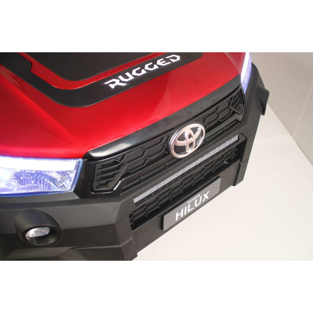 Детский электромобиль Toyota Hilux (DK-HL850) вишневый глянец