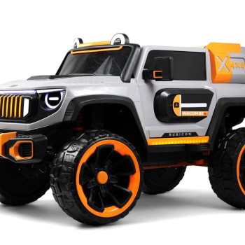 Детская машина E007EE серо-оранжевый
