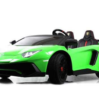 Детский электромобиль Lamborghini Aventador SV (M777MM) зеленый