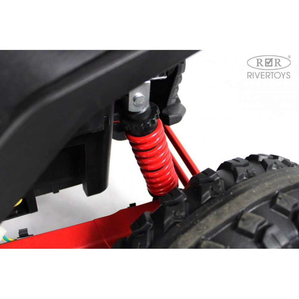 Детский электромобиль Z707ZZ черно-красный