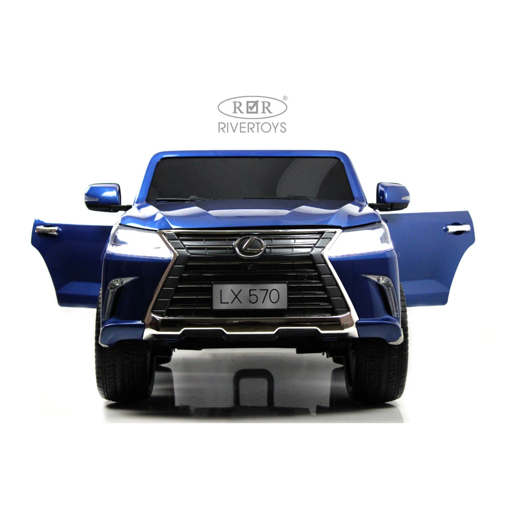 Детский полноприводный Lexus LX570 (Y555YY) синий глянец