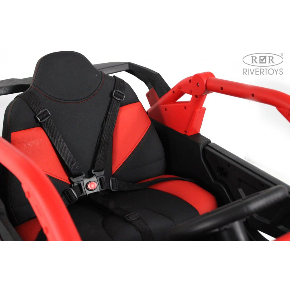 Детский электромобиль Z707ZZ черно-красный