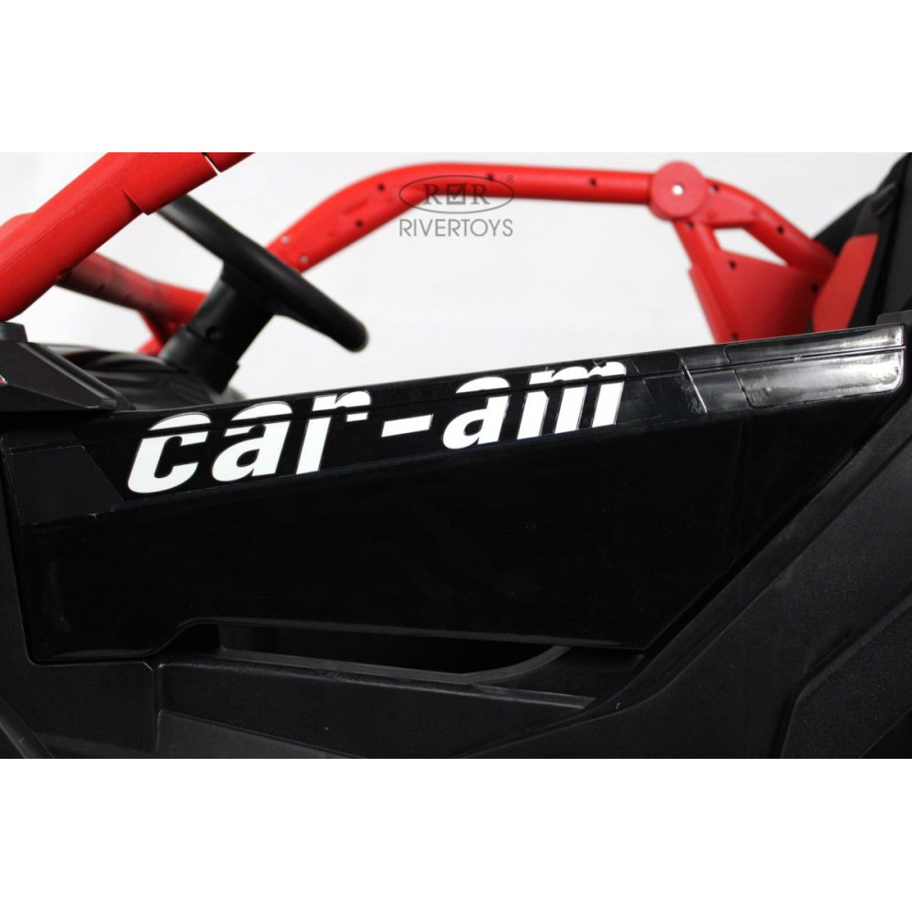 Детский электромобиль Z707ZZ черно-красный