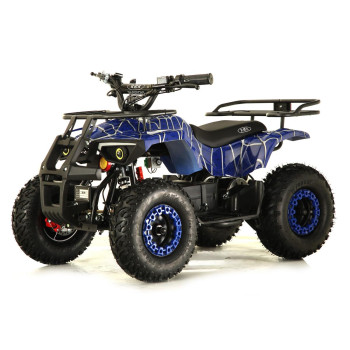 Детский квадроцикл TIKI LUX синий Spider