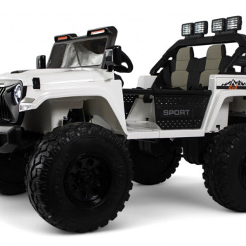 Детская машина трансформер Jeep A222AA белая