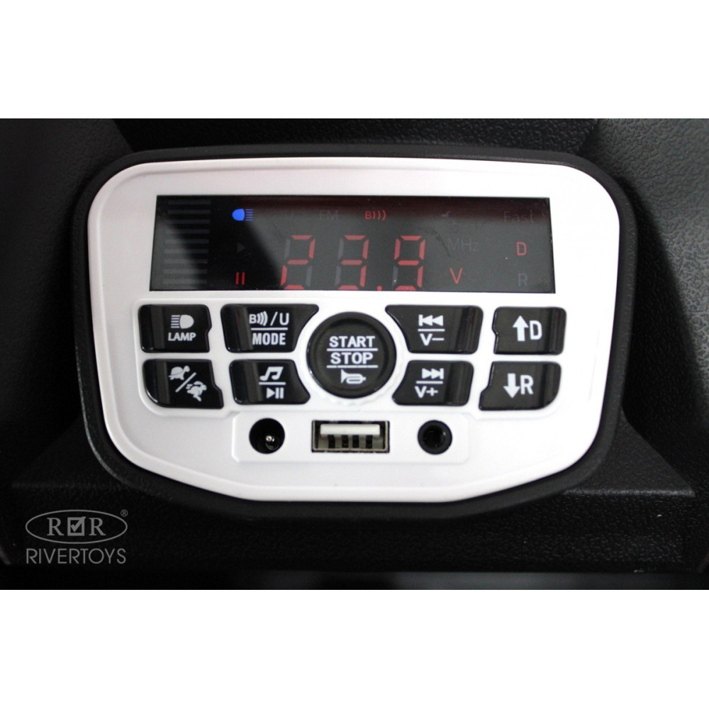 Электромобиль X707XX черно-розовый, детский