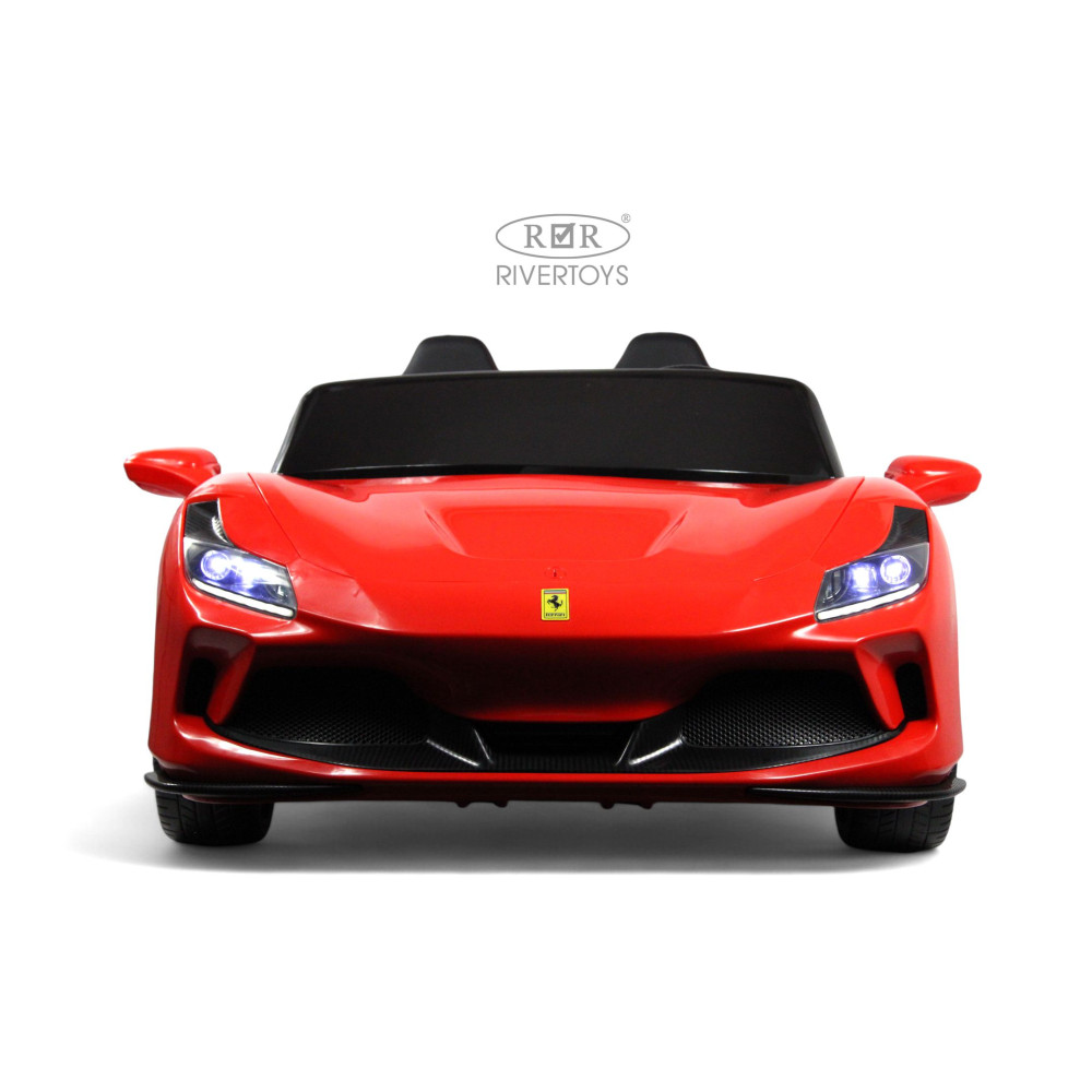 Большой детский электромобиль Ferrari F111FF красный