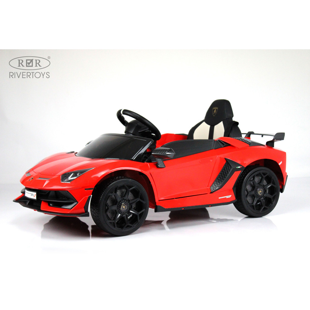 Детская машина Lamborghini Aventador SVJ (A333MP) красная