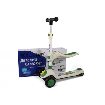 Детский самокат HB-8002S зеленый