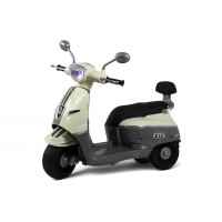 Детский электромотоцикл Z222ZZ-M серый (RiverToys)