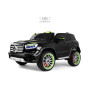 Электромобиль джип Мерседес М007БХ черный глянец