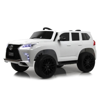 Электромобиль Lexus 570 (E555EE) белый с пультом