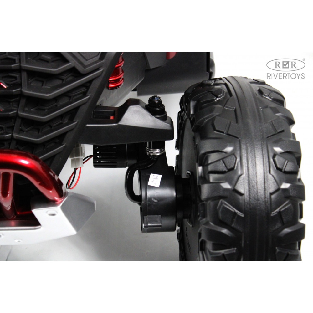 Детский багги P777BP красный глянец