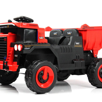 Электромобиль грузовик K555PX красный