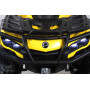 Детский электроквадроцикл BRP Can-Am Outlander (Y888YY) желтый, двухместный