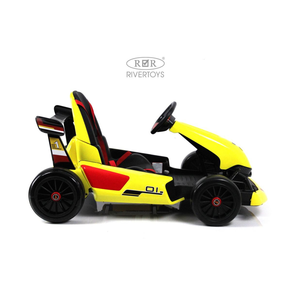 Детский электромобиль дрифт-карт H008HH желтый