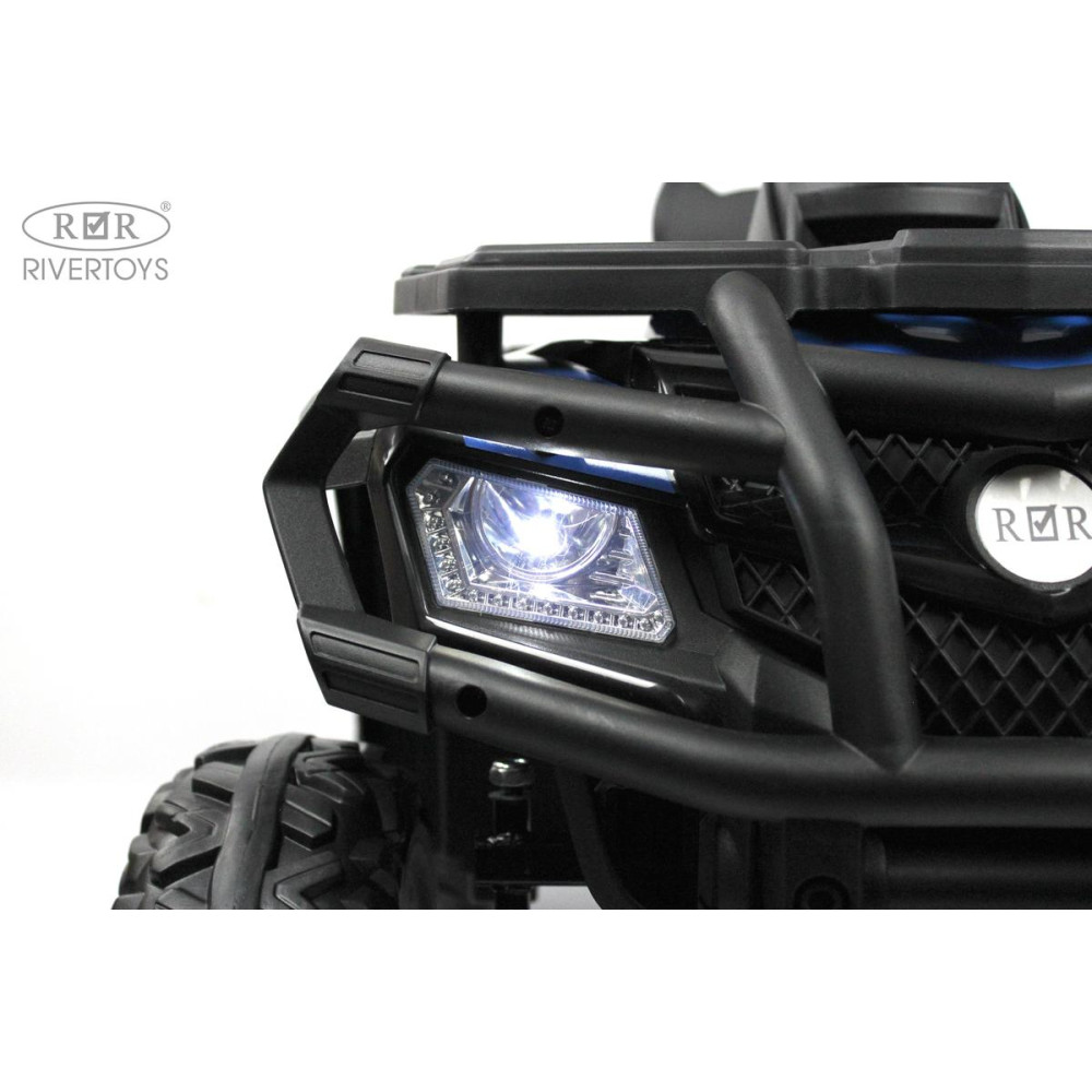 Детский электроквадроцикл T001TT 4WD синий, с пультом