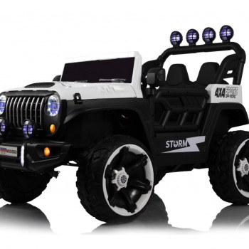 Детский электромобиль JEEP М555БХ NEW белый