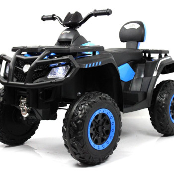 Детский электроквадроцикл T001TT 4WD синий, с пультом