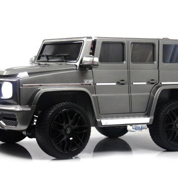 Детский электромобиль Mercedes-Benz G65 (E111EE) серый глянец
