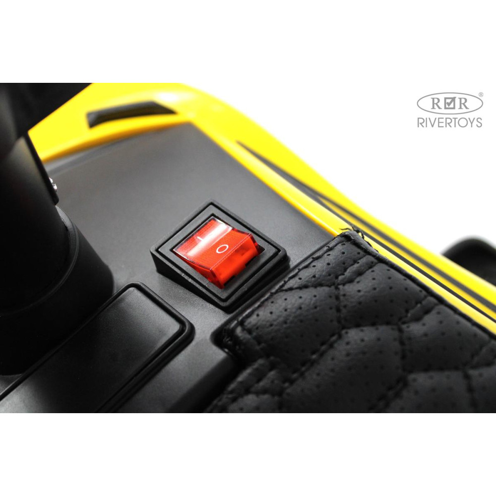 Детский толокар Lamborghini M555MM-D желтый