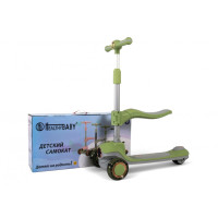 Детский самокат-беговел HB-603 зеленый