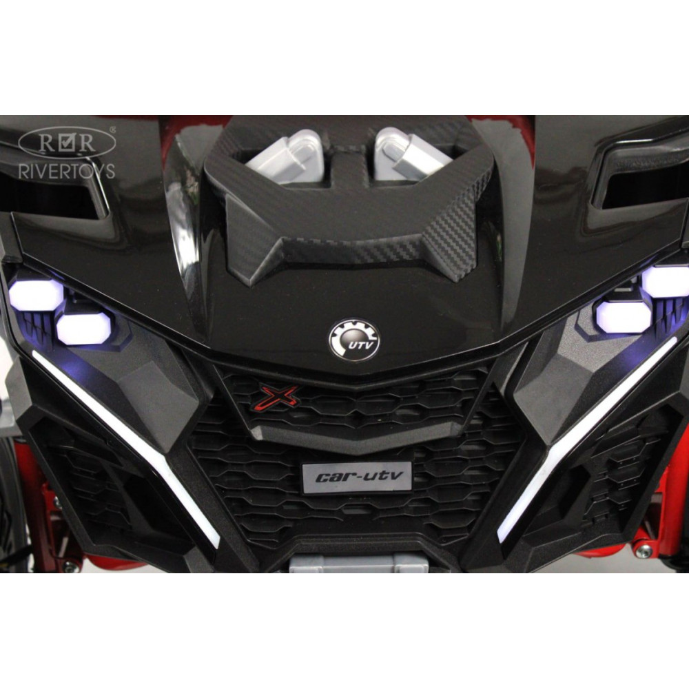 Детский электромобиль Z707ZZ черно-красный