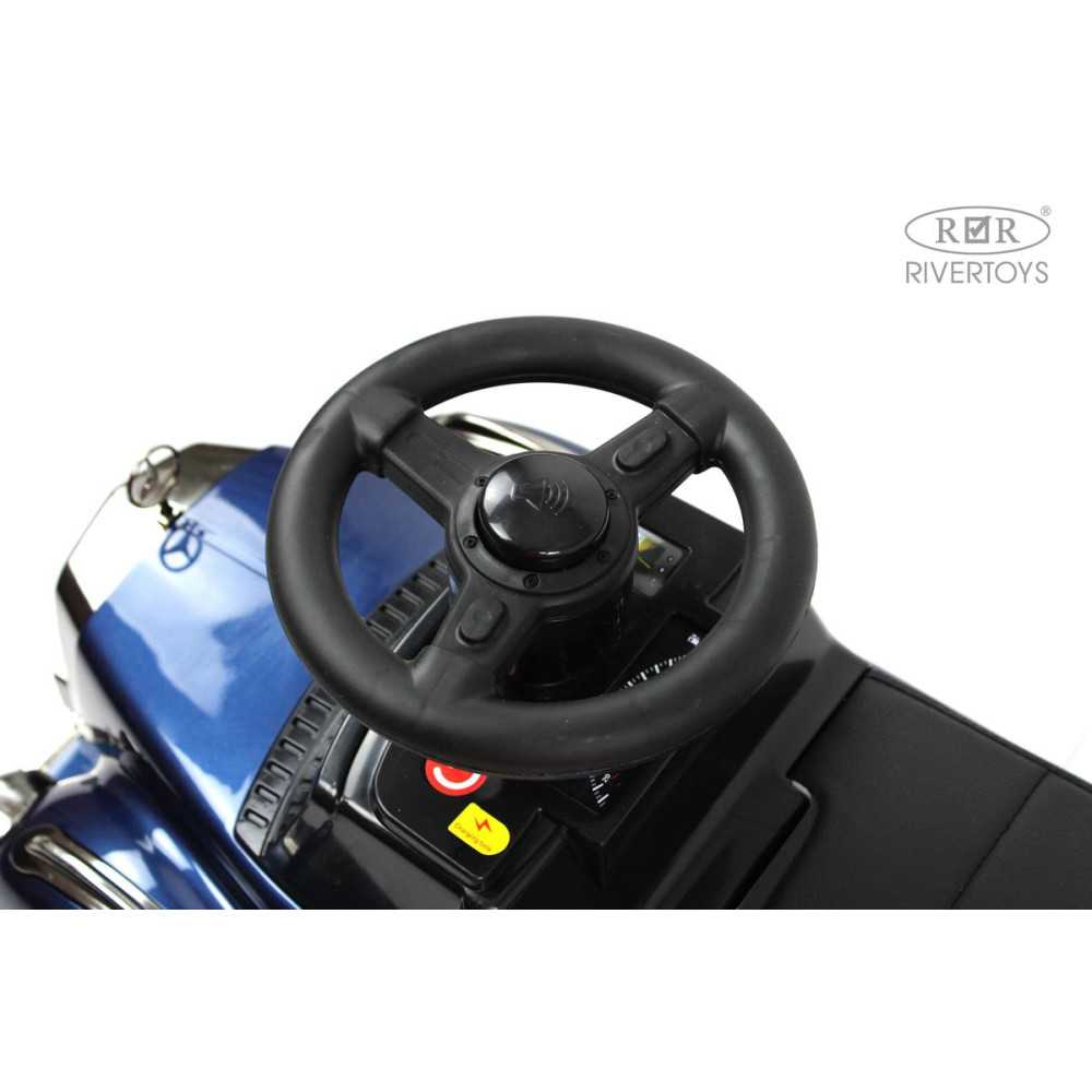 Детский ретро толокар Mercedes-AMG 300S (G300GG) синий глянец