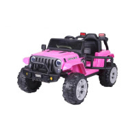 Детский электромобиль Jeep Wrangler T222TT 4WD розовый