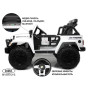 Детская машина Jeep Wrangler T444TT 4WD белая