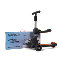 Самокат-беговел HB-008 графитовый