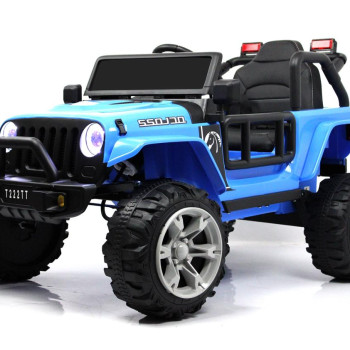Детский багги Jeep Wrangler T222TT 4WD синий