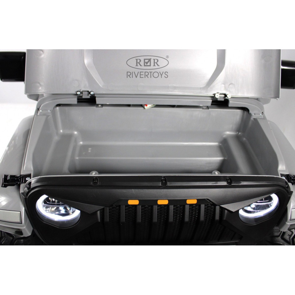 Детский электромобиль Jeep A222AA серый