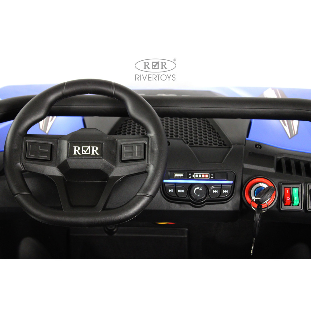 Детский электромобиль багги C555CC синий
