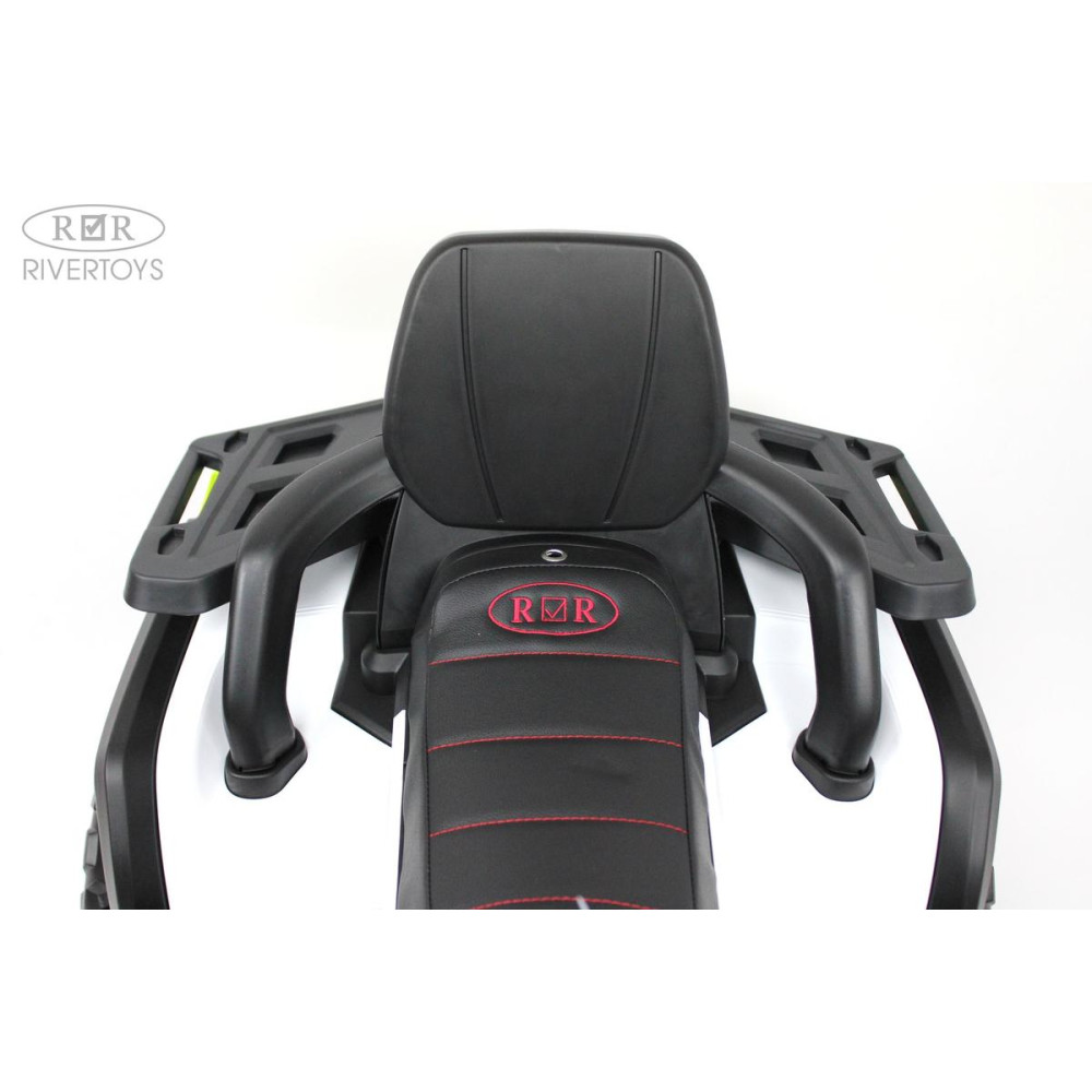 Детский электроквадроцикл H999HH белый, полноприводный, с пультом