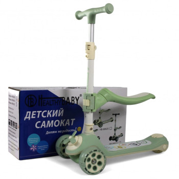 Самокат HB-8001S зеленый