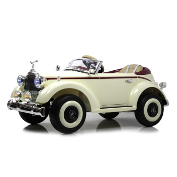 Электромобиль Rolls-Royce (E444EE) бежевый, с пультом