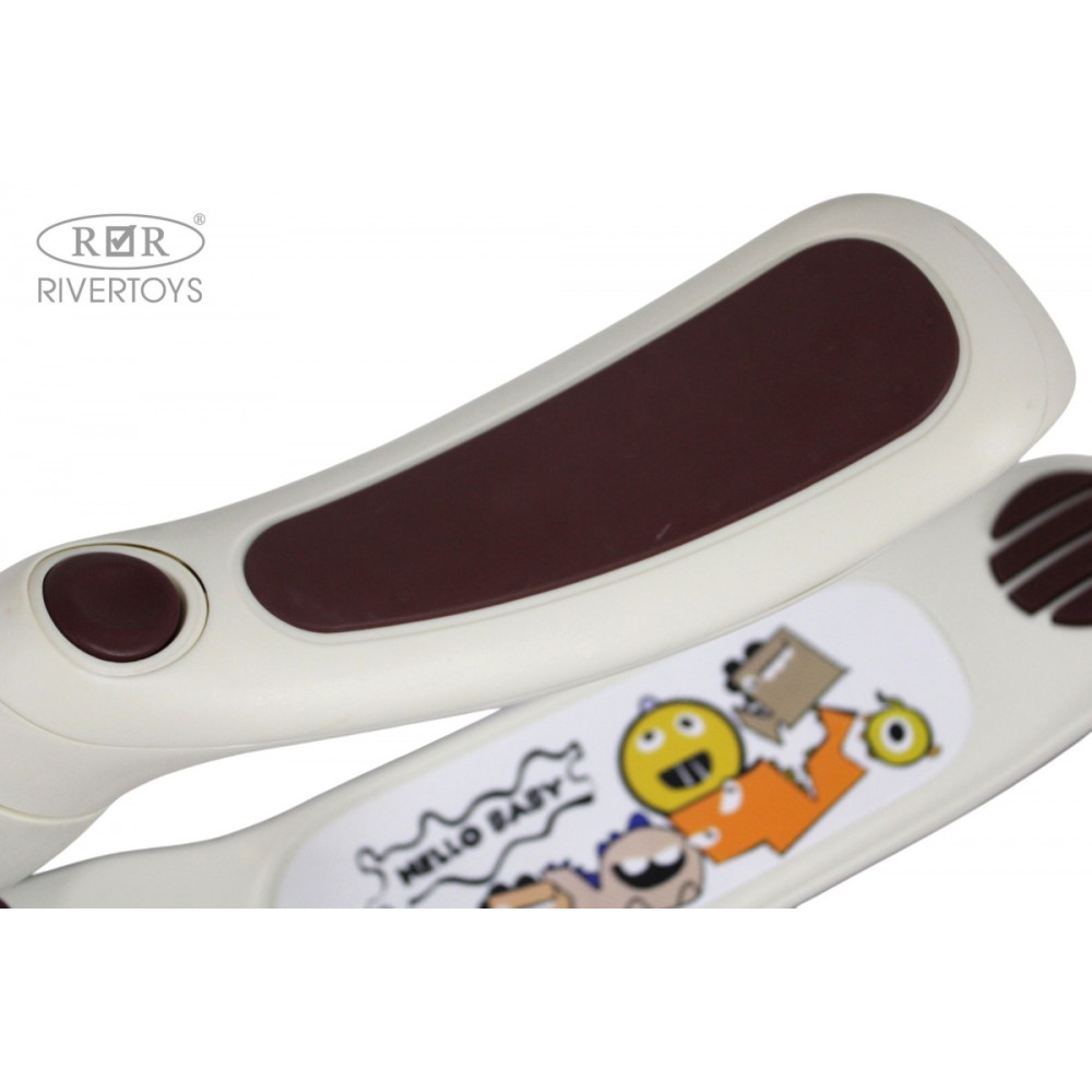 Детский самокат HB-8002S коричневый