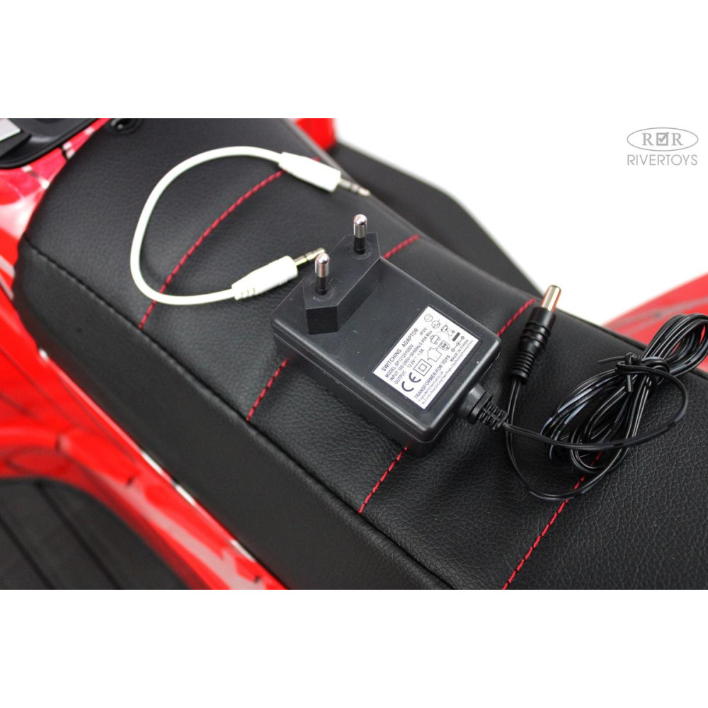 Детский электроквадроцикл T555TT красный паук